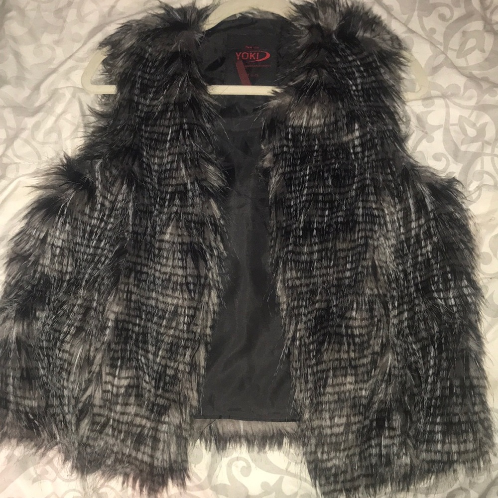 feather vest